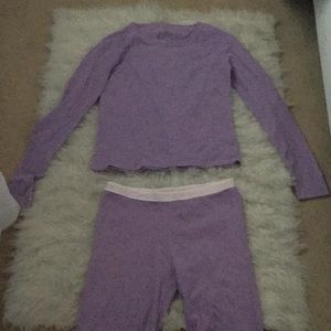 Hanes purple pajama/lounge set